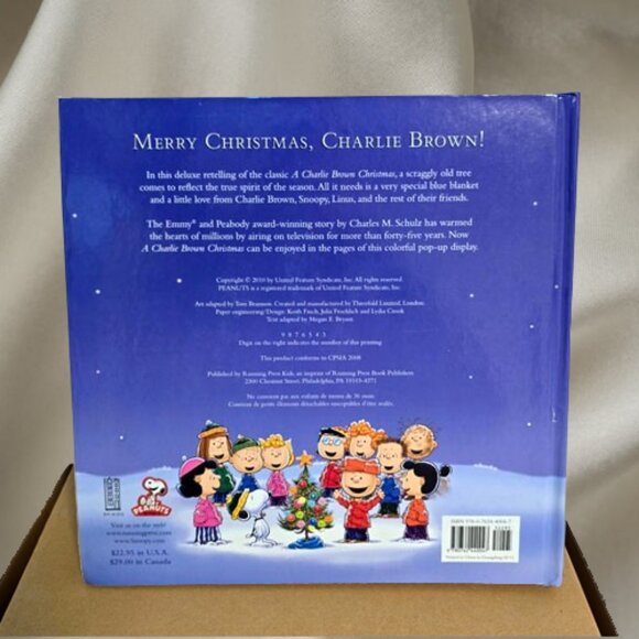 A Charlie Brown Christmas Pop-Up Edition Hardcover Peanuts Holiday Book Schulz - Picture 3 of 7